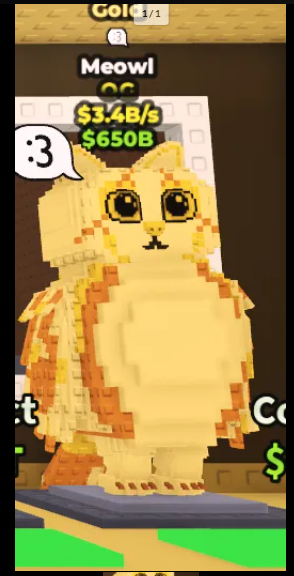 Gold Meowl - 3.4 B/s