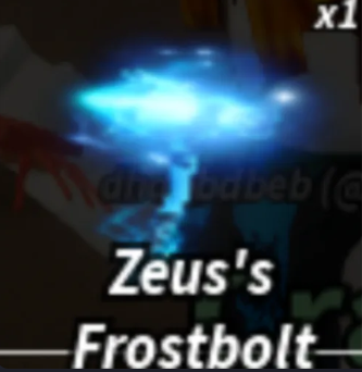ZEUS / ZEUS'S FROSTBOLT ROD SKIN