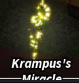 ⚡KRAMPUS'S/KRAMPUSS/KRAMPUS MIRACLE ROD SKIN ⚡LIMITED SKIN ⚡FOR SANTA/SANTAS/SANTA'S MIRACLE ROD SKIN