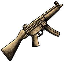 Charcoal Sketch MP5