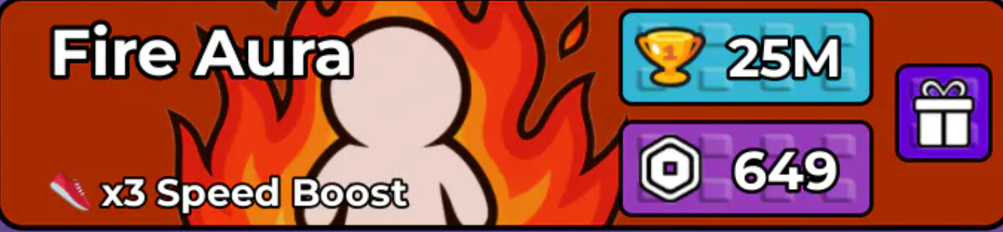 Fire Aura [649r] - +1 Speed Keyboard Escape