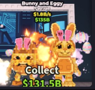 Bunny and Eggy Gold 1.8B/s trait Bunny