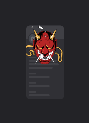 Oni's Curse Profile Effect🔥Cheap Decoration $4.99