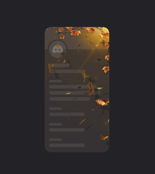 Autumn Foliage Profile Effect ( Any Colour )🔥Cheap Decoration $4.99