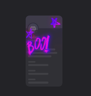 Ghoulish Graffiti Profile Effect ( Any Colour )🔥Cheap Decoration $4.99