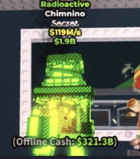 CHIMINO (119M/S) ☢️💚(RADIOACTIVE)💚☢️ CHEAPEST VALUE 🔥