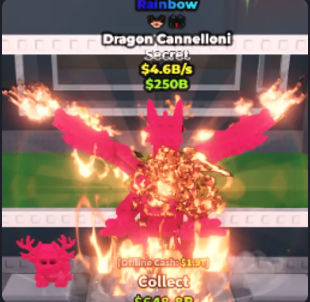 🌈Dragon Cannelloni Rainbow (4.6 b/s) 2 Trait🌈
