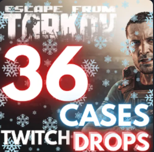 36 CASES ICEBREAKER 🟡 April Escape From Tarkov ❄️16 Common 12 Rare 8 Legendary | PVP PVE ETF TWITCH DROPS
