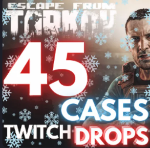 45 CASES ICEBREAKER 🟡 April Escape From Tarkov ❄️20 Common 15 Rare 10 Legendary | PVP PVE ETF TWITCH DROPS