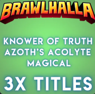 3x Titles🟡 🔵 SKIN Rare Key Brawlhalla code Twitch Drops 3 in-game3x Titles🟡 🔵 SKIN Rare Key Brawlhalla code Twitch Drops 3 in-game