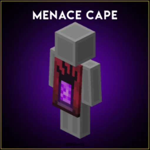 Minecraft Menace Cape 🟥 JAVA & BEDROCK✅KEY✅ Twitch Drop prime gaming code