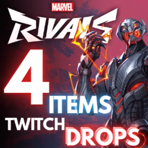 Marvel Rivals 4 ITEMS 🟠 ULTRON 🟠 Costume Emotes Nameplate 🟢 TWITCH DROPS