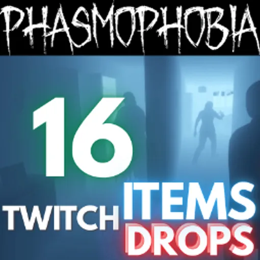 PHASMOPHOBIA 👻 16 ITEMS | Animated/Holo ID + Badges ☑️ TWITCH DROPS