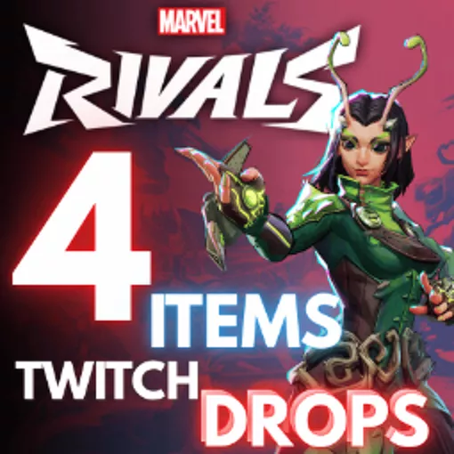 Marvel Rivals 4 ITEMS 🟠 MANTIS 🟠 Costume Emotes Nameplate 🟢 TWITCH DROPS
