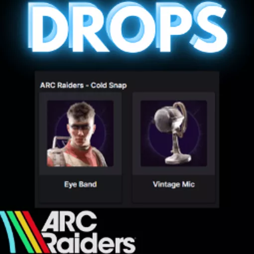 ⚡️ ARC RAIDERS | 2 ITEMS Skins ☑️ Twitch Drops Vintage Mic | Eye Band