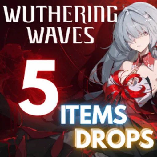 Wuthering Waves 5 ITEMS 🟠 Astrite Shell Credit Energy Core Bag Potion 🟠 TWITCH DROPS