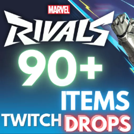✅ MARVEL RIVALS 90 ITEMS 🦸‍♂️ 18 Costumes 72 Plates Emotes and More | TWITCH DROPS