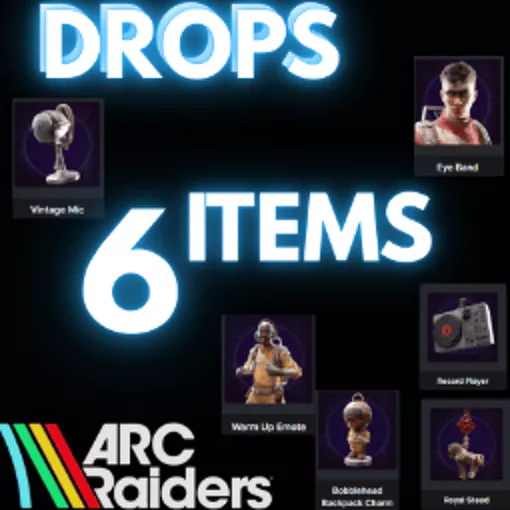 ⚡️ ARC RAIDERS | 6 ITEMS Skins Bobblehead ☑️ Twitch Drops Royal Steed Royal Steed