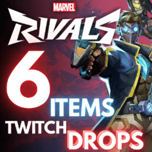 Marvel Rivals 6 ITEMS 🟠 IGNITE Star Lord 🟠 Costume Emotes Nameplate Spray 🟢 TWITCH DROPS