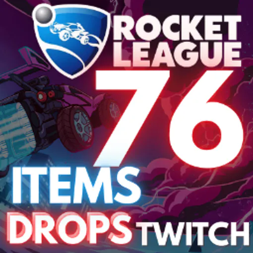 76 ITEMS RLCS ⚡️ Import Drop x9 Very Rare Drop x9 Exotic x9 🟡⚪ Twitch Drops Rocket League