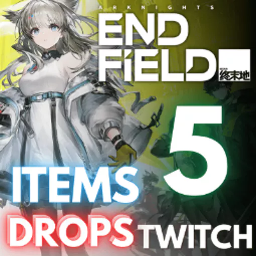 Arknights Endfield 5 Items Skins ⭐Twitch Drops Oroberyl T-Creds I-Combat Record Arms INSP Set E-Cognitive Carrier