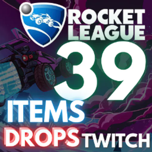 39 ITEMS ⚡️ Import Drop Very Rare Exotic Nemesis Wheels Goal Explosion Decal 1V3ING 🟡⚪ Twitch Drops Rocket League