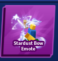 Stardust Bow Emote + Stardust Beam