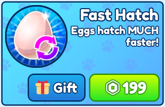 Bubble Gum Simulator INFINITY > Fast Hatch [399R]