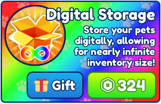 Bubble Gum Simulator INFINITY > Digital Storage [649R]