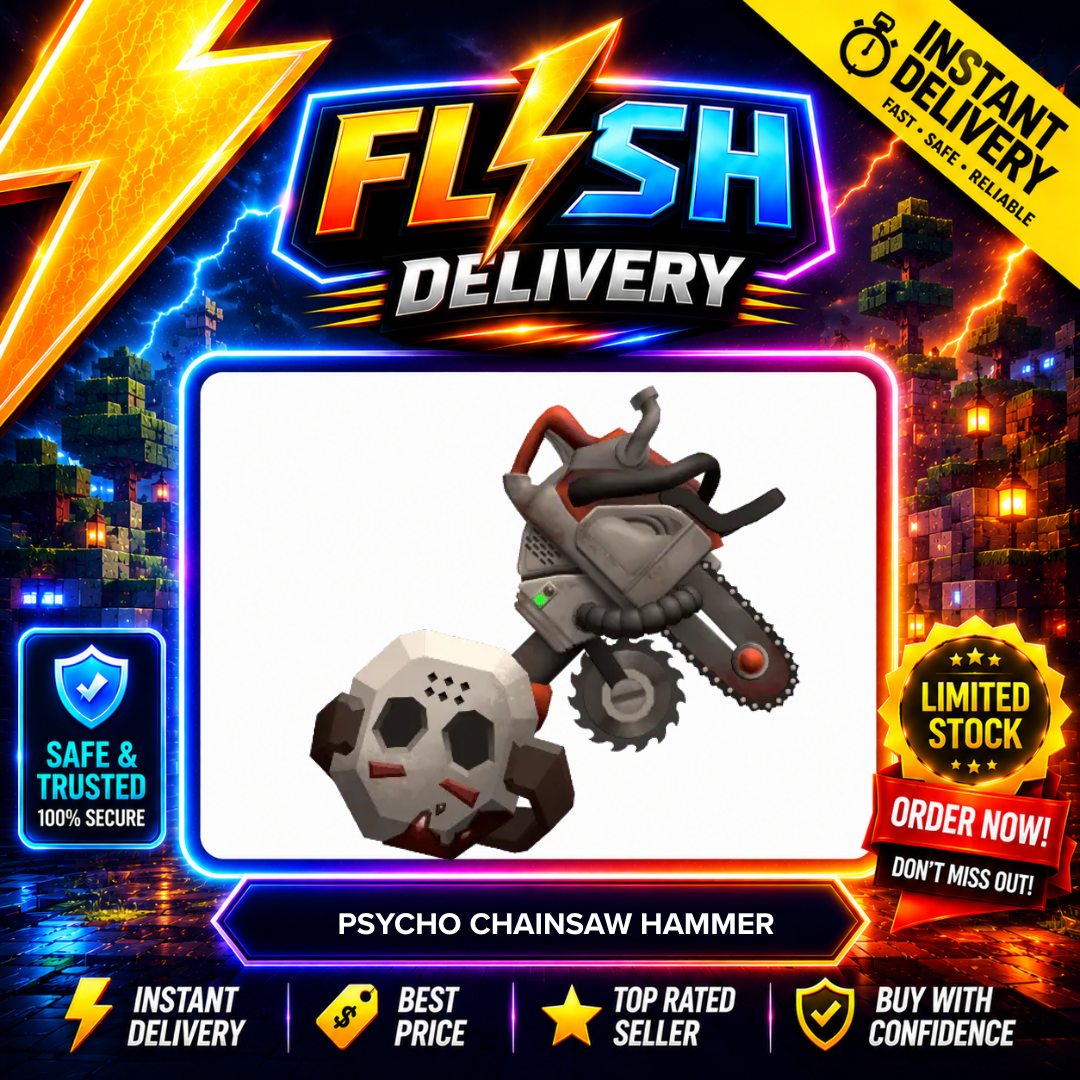 PSYCHO CHAINSAW SET (PSYCHO CHAINSAW HAMMER + PSYCHO MASK) - FLEE THE FACILITY / FTF