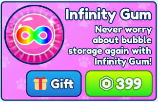 Bubble Gum Simulator INFINITY > Infinity Gum [799R]
