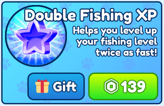 Bubble Gum Simulator INFINITY > Double Fishing XP [279R]