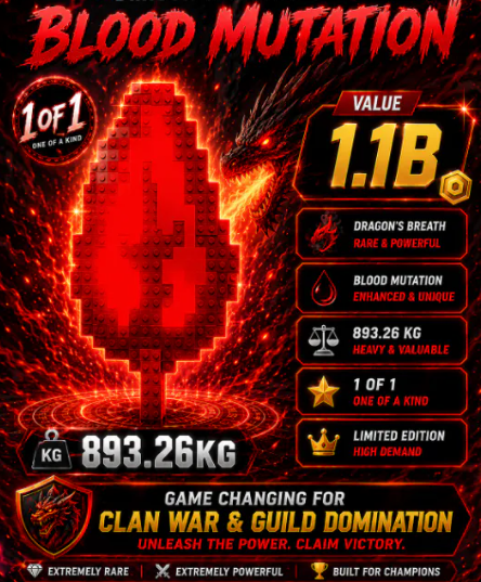 DRAGON'S BREATH 1 FRUIT ( 1.1 B ) Real Value , No Boost!