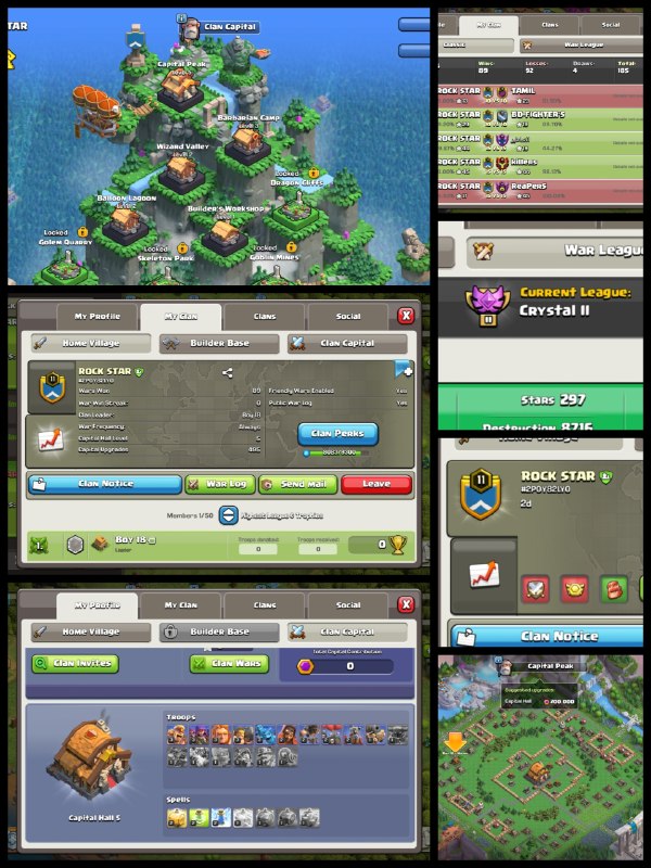 Level: 11 - Name: Rock Star - League: Crystal 2 - Good War Log - CP: 05 - Almost level 12 - Premium English Name - No. 98
