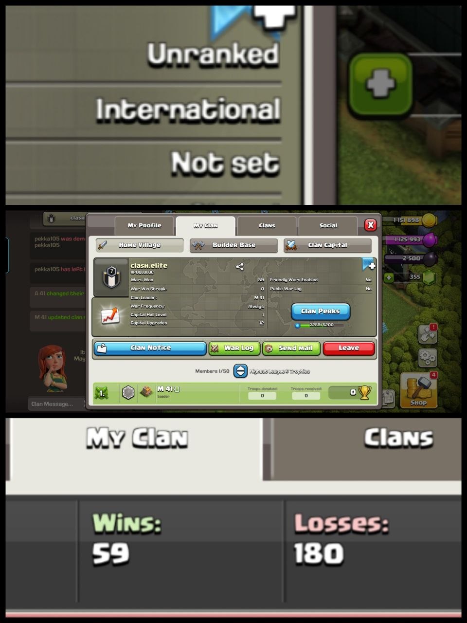 Level: 7 - Name: Clash Elite - Rare League: UNRANKED - Almost level 8 - Rare & Premium English Name - No. 181