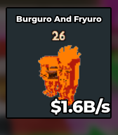 Burguro and Fryuro LAVA With NEW YEAR TRAITS 1.6B/s