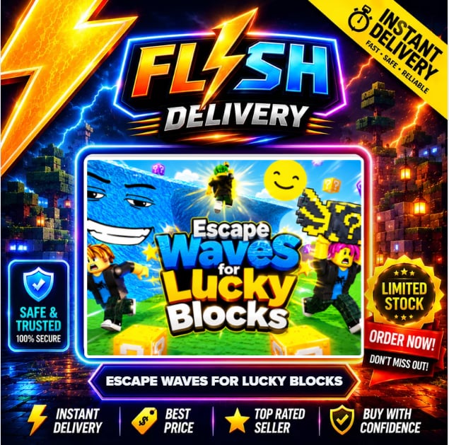 500 TOKENS - ESCAPE WAVES FOR LUCKY BLOCKS 499R