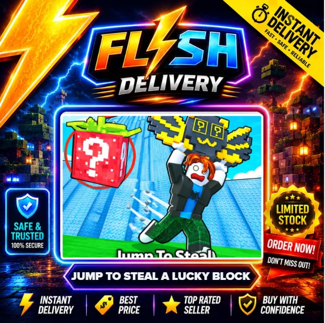 VIP - JUMP TO STEAL A LUCKY BLOCK 199R