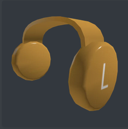 Gold Clockwork Headphones
