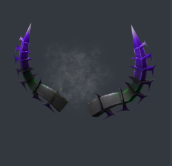 Poisoned Horns of the Toxic Wasteland Roblox Limited