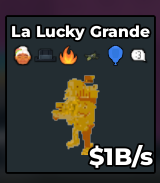 La Lucky Grande Gold 6 Traits 1B/s Secret (RARE TRAITS BLUE BALLOON)