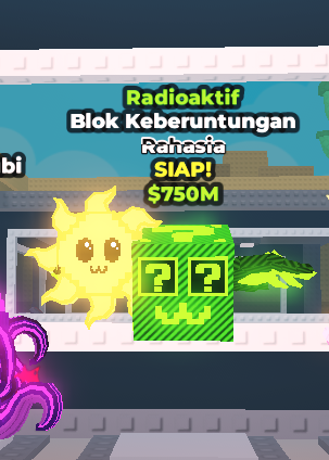 1x Lucky Block RADIOCTIVE 750 M Secret