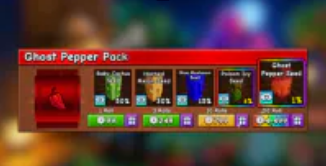 [GAG2] Ghost Pepper Pack x3