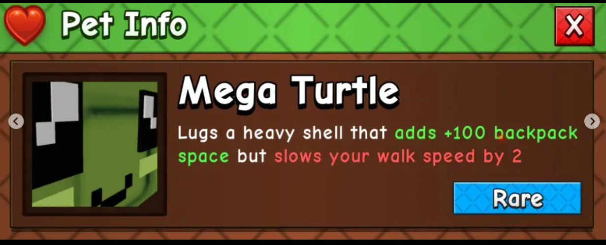 Mega Turtle 2x Package +200 Backpack Space (PACKAGE)
