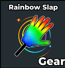 Rainbow Slap Gear |limited | Steal a Brainrot