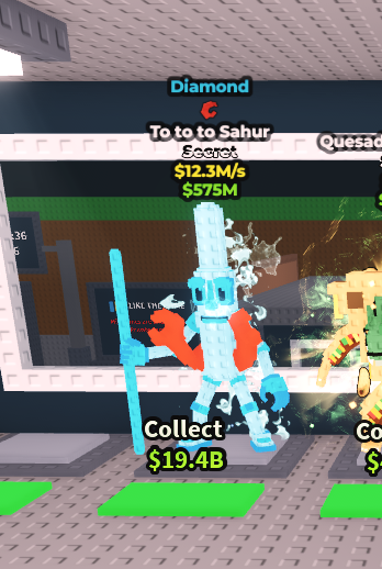 [ Secret ] Diamond To To To Sahur With Crab Trait 12.3M/Sec | Ready Unit✅ | INSTANT DELIVERY✅