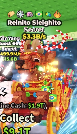 FAST RESPONSE | Reinito Sleighito $3.3B/s (6 Rare Traits) | 1000% SAFE 🔒 #2573