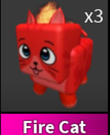 x1 Fire Cat Pet⚡ Fast Delivery ⚡
