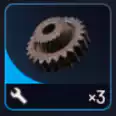 3 Rusted Gear