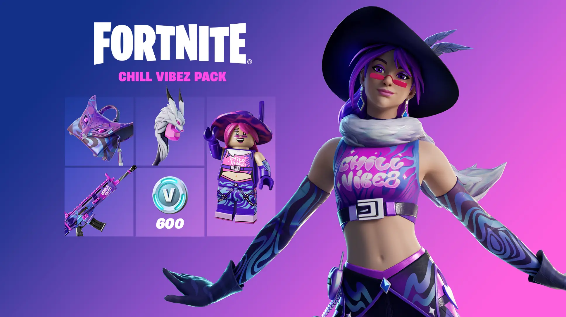 Buy CHILL VIBEZ PACK 💰 600 V-BUCKS for $7.64 | FN Item